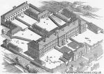 aerial view of workhouse in 1849